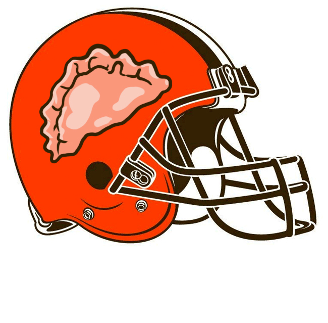 Cleveland Browns Pierogies Logo fabric transfer